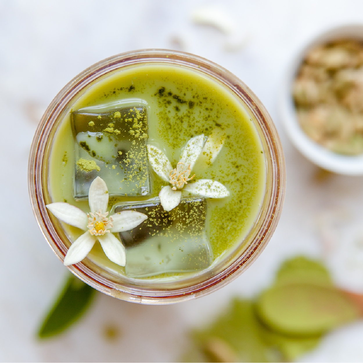 SPRINGTIME MATCHA LATTE